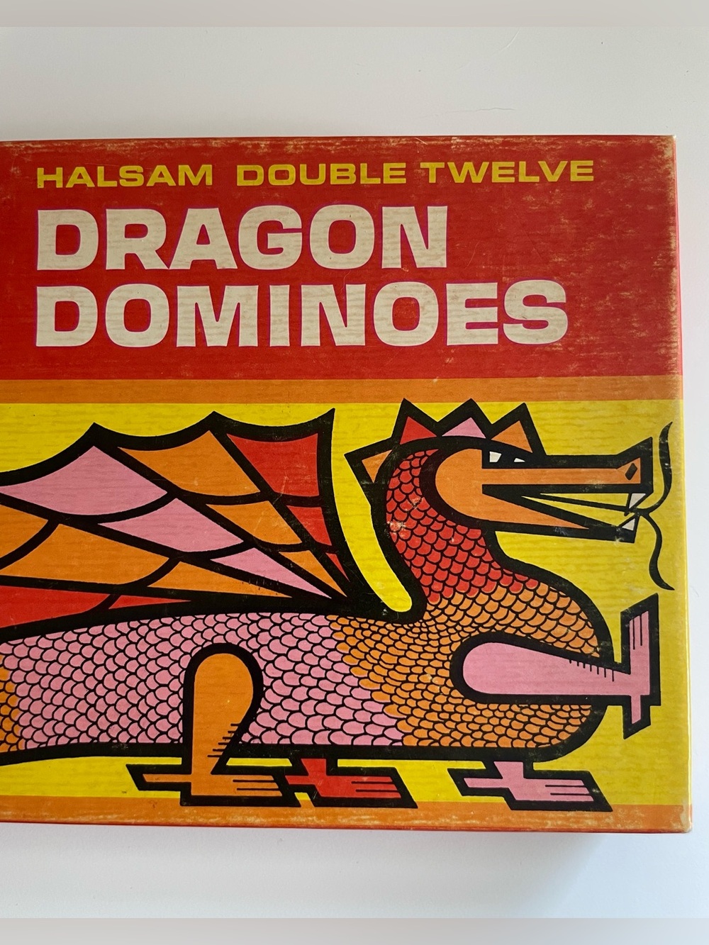 Vintage Halsam Dragon Dominoes